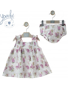 VESTIDO bebé lavanda...