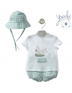 CONJUNTO ranita con gorro...