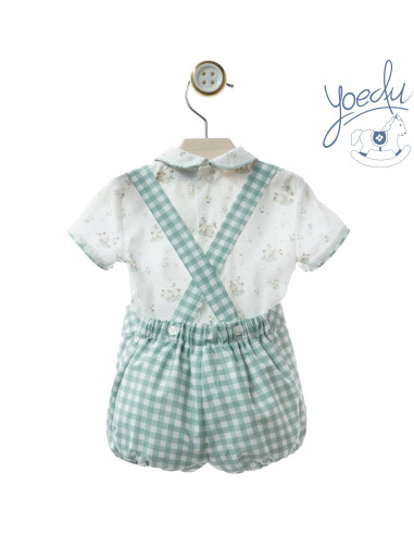 CONJUNTO baby tirantes conejitos...