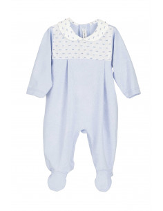PIJAMA pelele bebé azul GOA