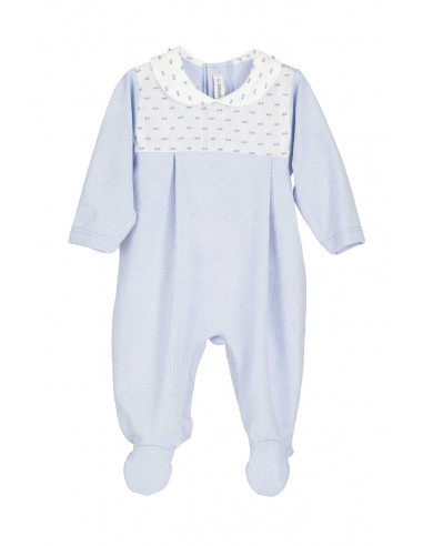 PIJAMA pelele bebé azul GOA