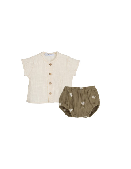CONJUNTO ranita palmeras familia MATHURA