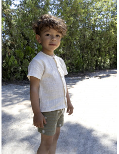 CONJUNTO BERMUDA palmeras...