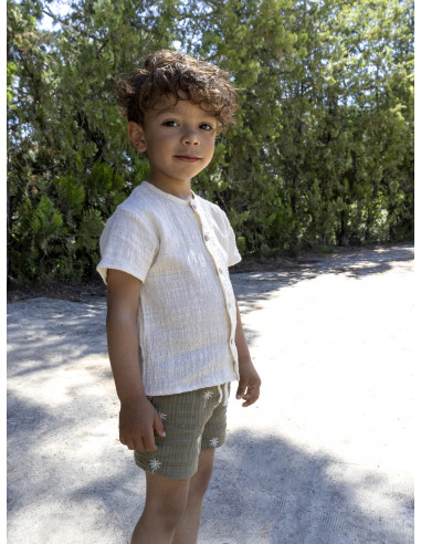 CONJUNTO BERMUDA palmeras familia...