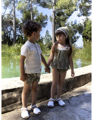 CONJUNTO BERMUDA palmeras familia MATHURA