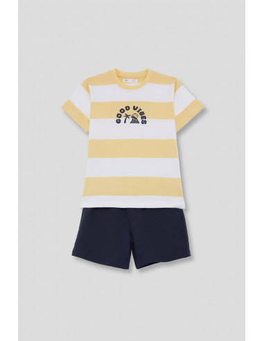CONJUNTO corto sport niño GOOD VIBES