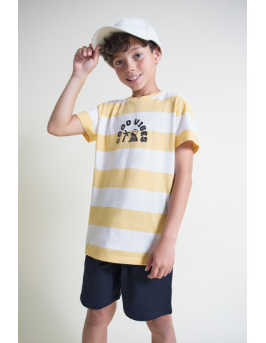 CONJUNTO corto sport niño GOOD VIBES