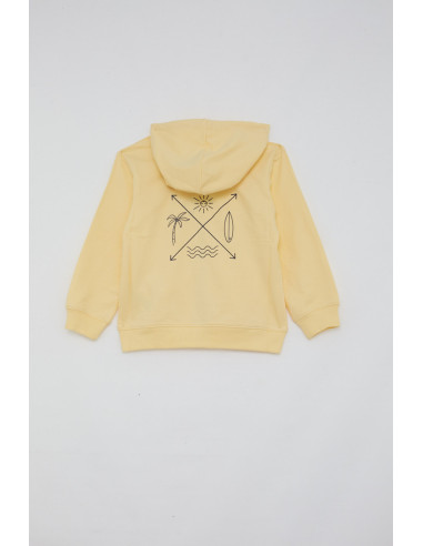 SUDADERA cremallera capucha GOOD VIBES