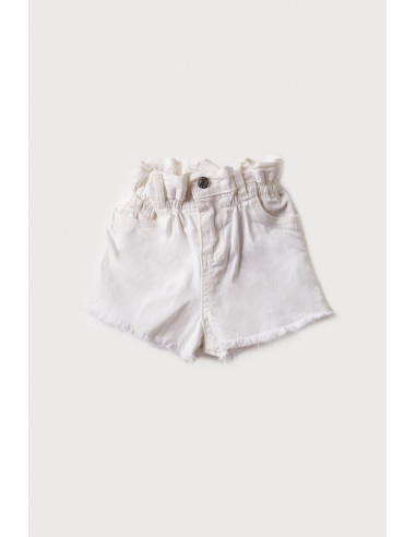 SHORT VAQUERO cintura elástica