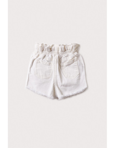 SHORT VAQUERO cintura elástica