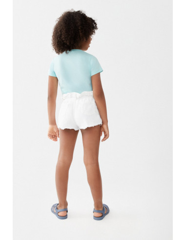 SHORT VAQUERO cintura elástica
