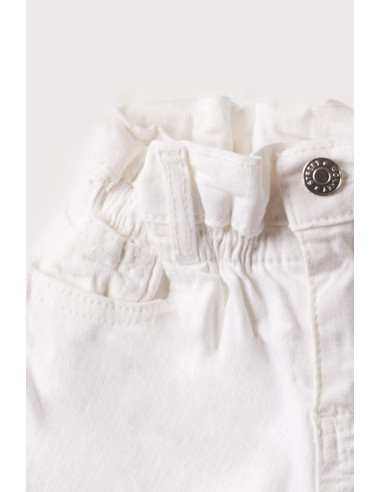 SHORT VAQUERO cintura elástica
