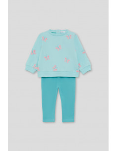 CONJUNTO LEGGIGNS MARIPOSAS