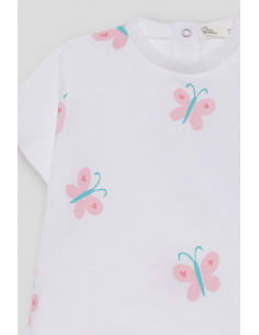 CAMISETA m/c MARIPOSAS