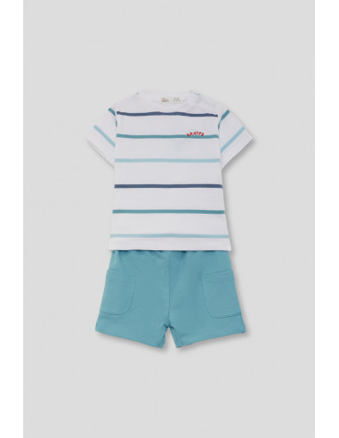 CONJUNTO sport corto rayas SKATER