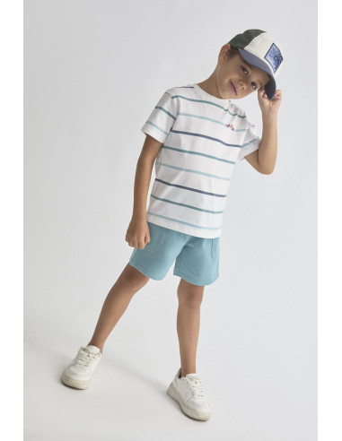 CONJUNTO sport corto rayas SKATER