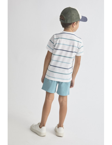 CONJUNTO sport corto rayas SKATER
