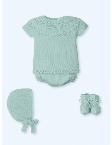 CONJUNTO ranita punto LIMONATA SEERSUKER