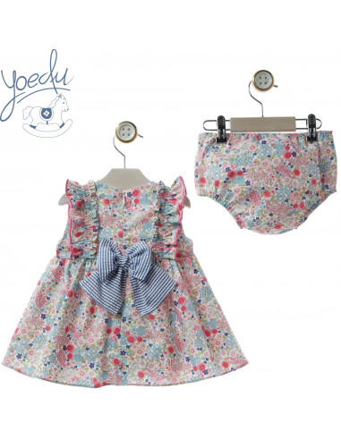 VESTIDO bebé flores familia MARMOLINA