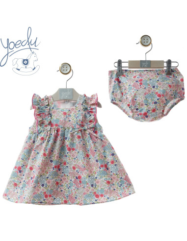 VESTIDO bebé flores familia MARMOLINA
