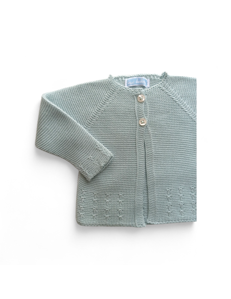CHAQUETA LARGA ochitos hilo AQUATIC