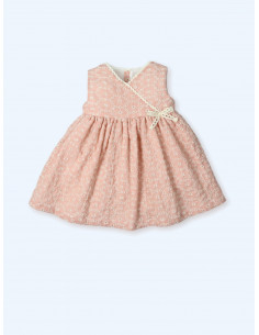 VESTIDO flor bordada...