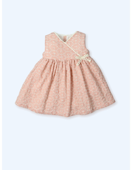 VESTIDO flor bordada familia FLORAL RUSTIK