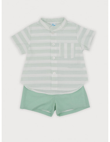 CONJUNTO BERMUDA rayas familia NURIA