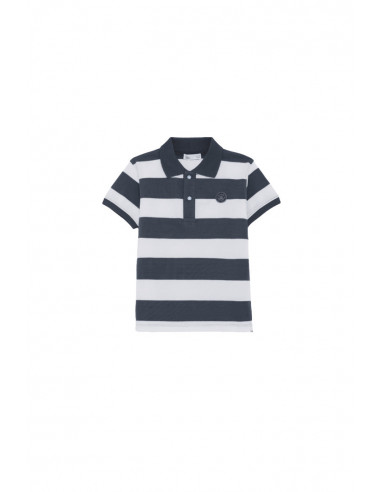 POLO rayas manga corta