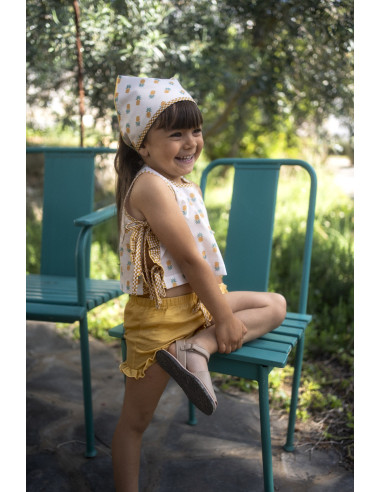 CONJUNTO niña piñas familia GAYA
