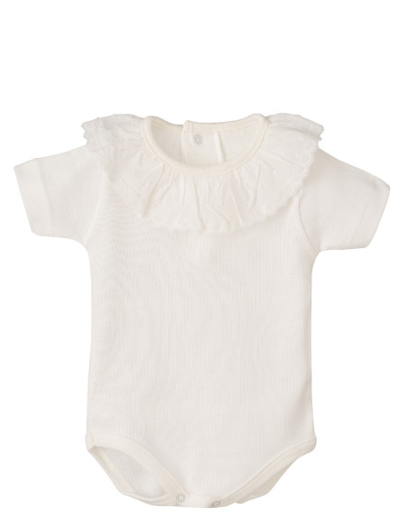 BODY m/corta CUELLO PLUMETILLA