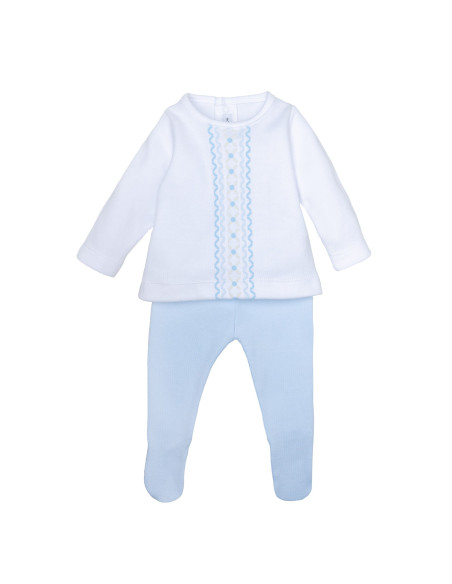 CONJUNTO POLAINA familia ANTAS azul