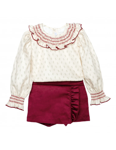 CONJUNTO FALDA-PANTALÓN familia CANGAS