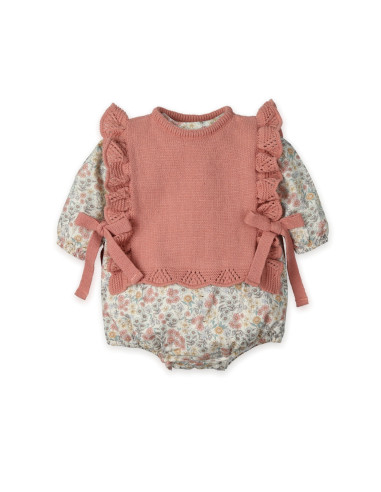 PELELE flores + CHALECO PUNTO fam. ROSEWOOD DAK