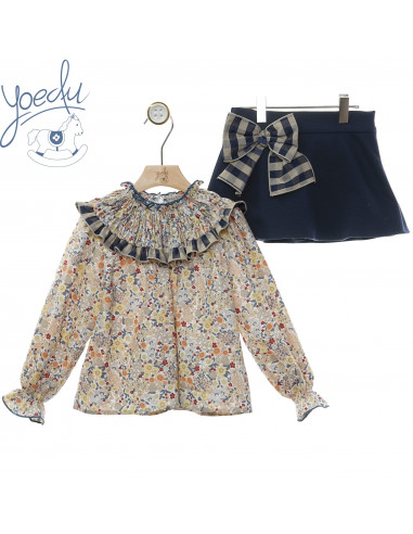 CONJUNTO FALDA-PANTALÓN fam. CAMELIA...