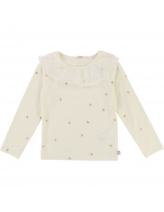 CAMISETA CORAZONES GLITTER