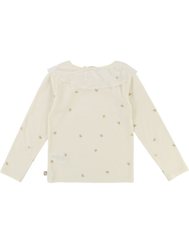 CAMISETA CORAZONES GLITTER
